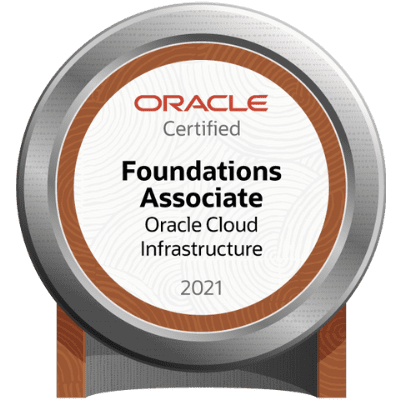Oracle Cloud Infrastructure Foundations 2021 Certified Associate
